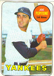 1969 Topps Baseball Cards      589     Joe Pepitone